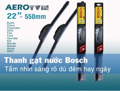 THANH GẠT NƯỚC BOSCH (AEROTWIN) _ 22" - 550mm